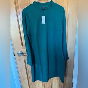 NWT Banana Republic Factory Mock Neck Shift Dress